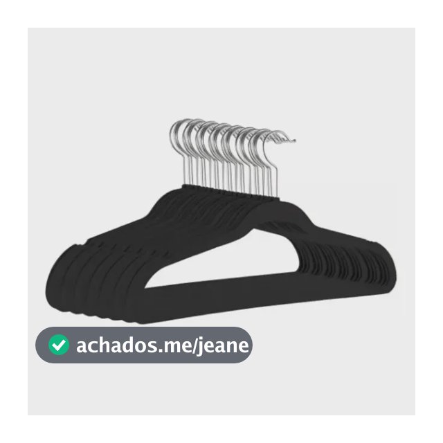 Kit 30 Cabides Veludo Antideslizante Adulto Preto E Bege