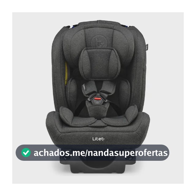 Cadeira de Carro Infantil All Stages 2.0 Isofix Preto Litet