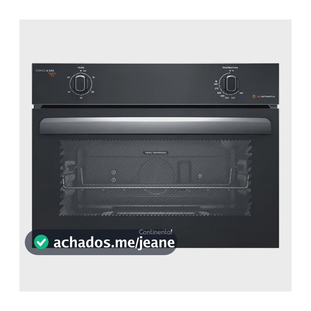 Forno de Embutir a Gás Continental 50L TOPLimpaFácil (OC4GM)