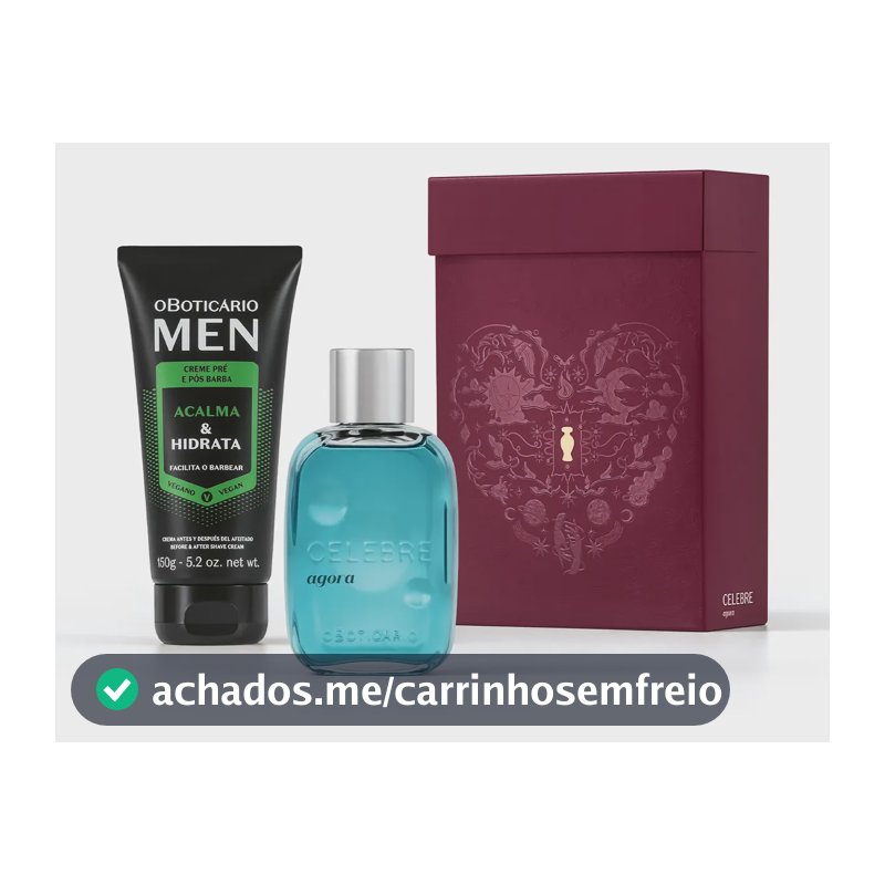 O Boticário Celebre Agora Kit Masculino (2 Itens)