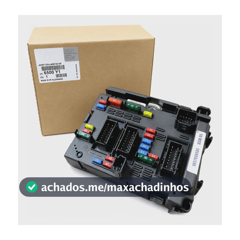 Modulo Caixa Fusivel 207 307 Citroen C3 B5 B3 Bsm 9657608580