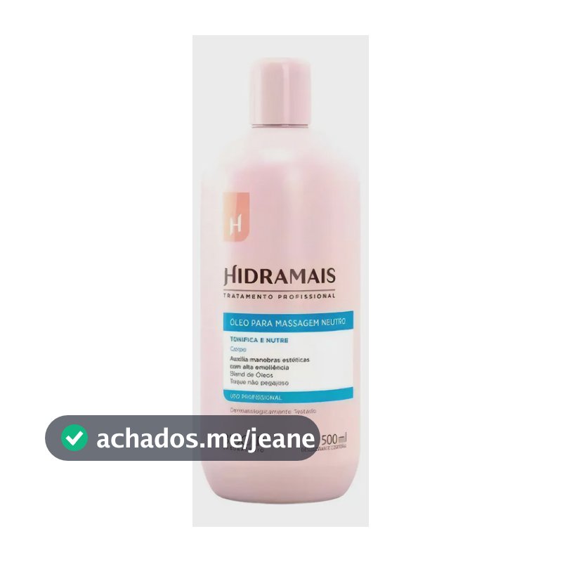 Óleo De Massagem Neutro Hidramais - 500ml