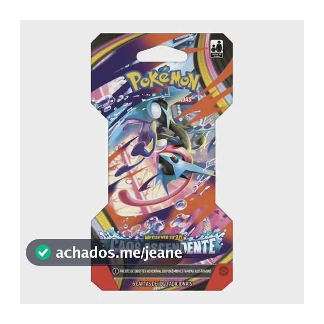 Pokemon - TCG Blister Unitário Caos Ascendente