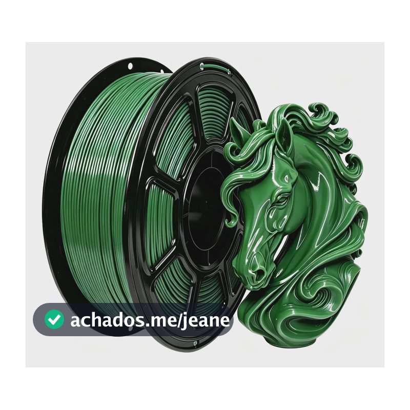 Petg Filamento De Impressora Premium 3d Petg 1,75mm 1kg Verde-escuro