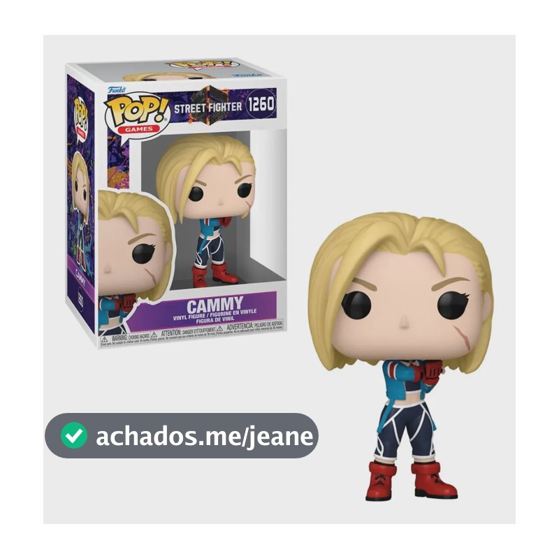 Funko Pop! Street Fighter 6 Cammy em vinil