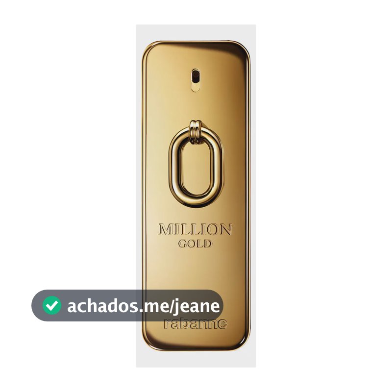 Perfume Rabanne Million Gold Eau de Parfum Intense 100 ml Masculino - Amadeirado Apimentado - perfume importado elegante e ousado