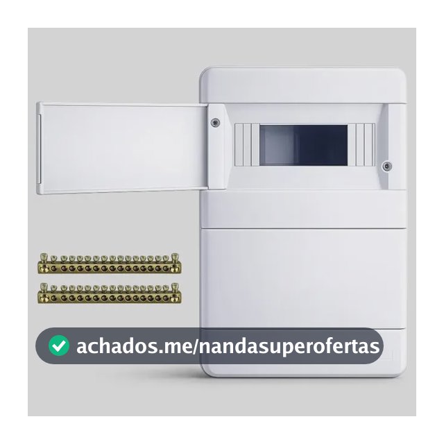 Quadro De Distribuição 16 disjuntor 63a Din Embutir
