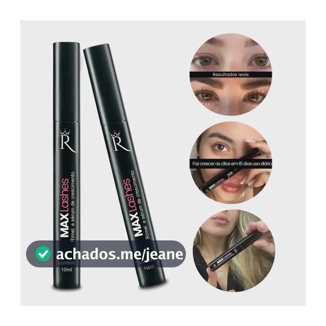 Compre 1 Leve 2- Max Lashes Rímel Com Infusão De Sérum Preto