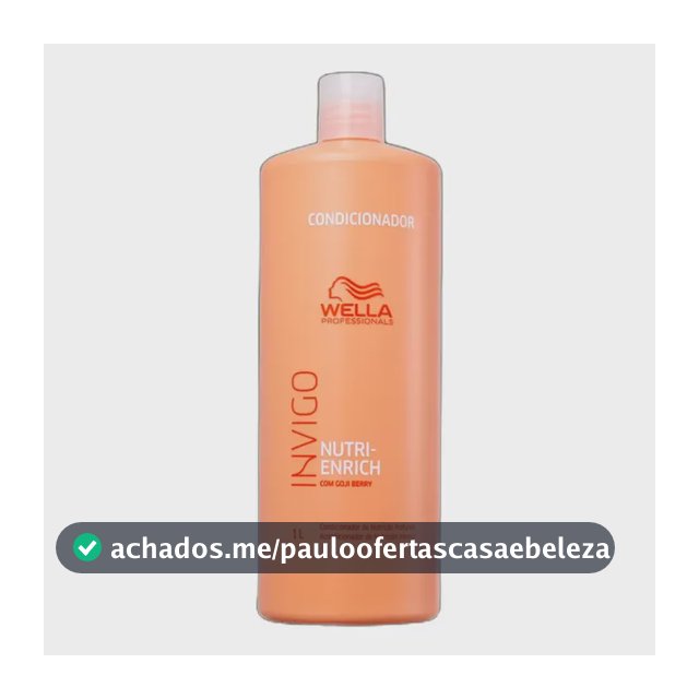Wella Invigo Nutri-enrich - Condicionador 1000ml Blz Única