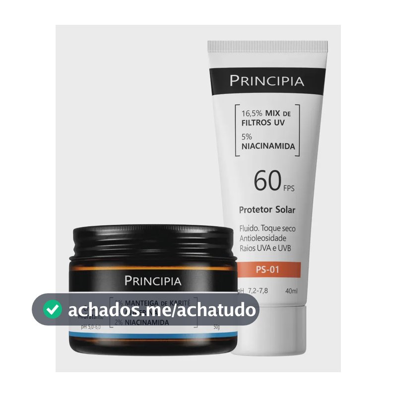 Principia Kit Hidratação E Proteção Facial Ch-o1 + Ps-01 Todo Tipo De Pele Dia/noite