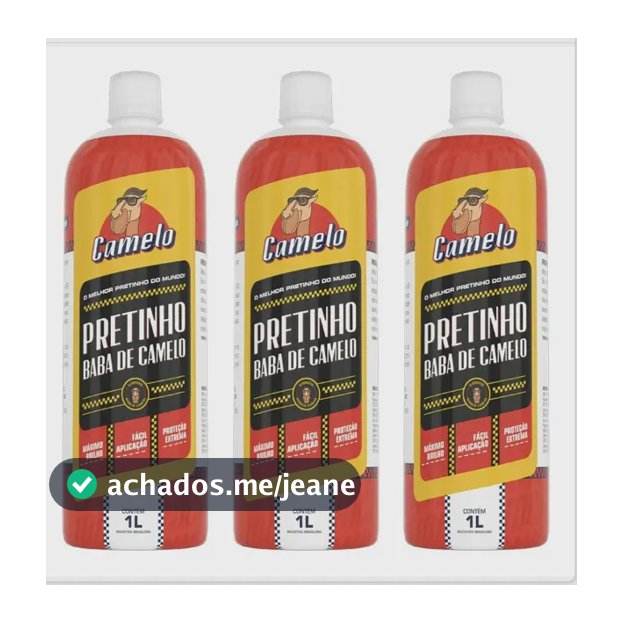 Kit 3 Unidades De Baba De Camelo Pretinho Produto Oficial Cáqui