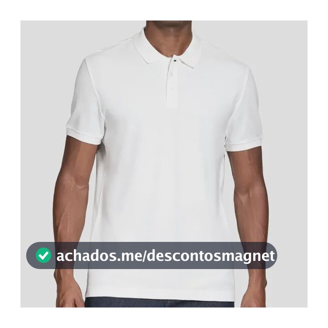 Polo Aramis Manga Curta Algodão Piquet Mescla Básica Branco