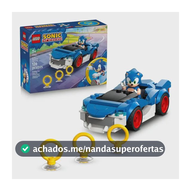 Lego Sonic 77117 Sonic Speedster Lightning 126 Sonic