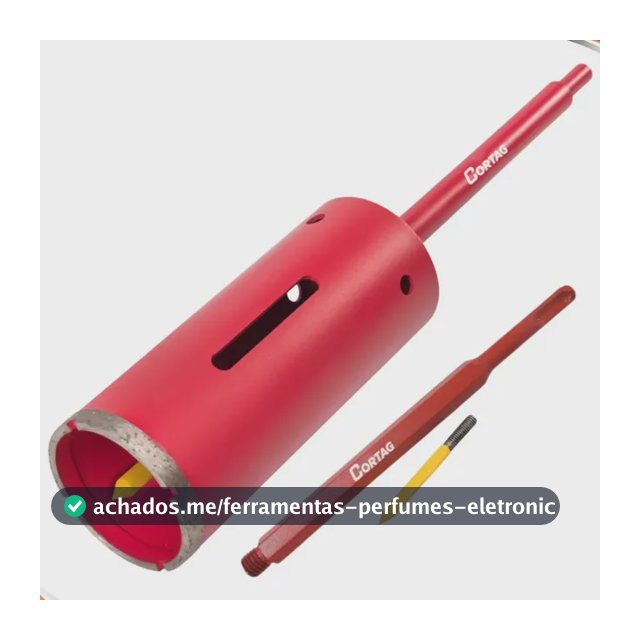 Kit Serra Copo Diamantada 65x150mm + Haste Sds 200mm Cortag