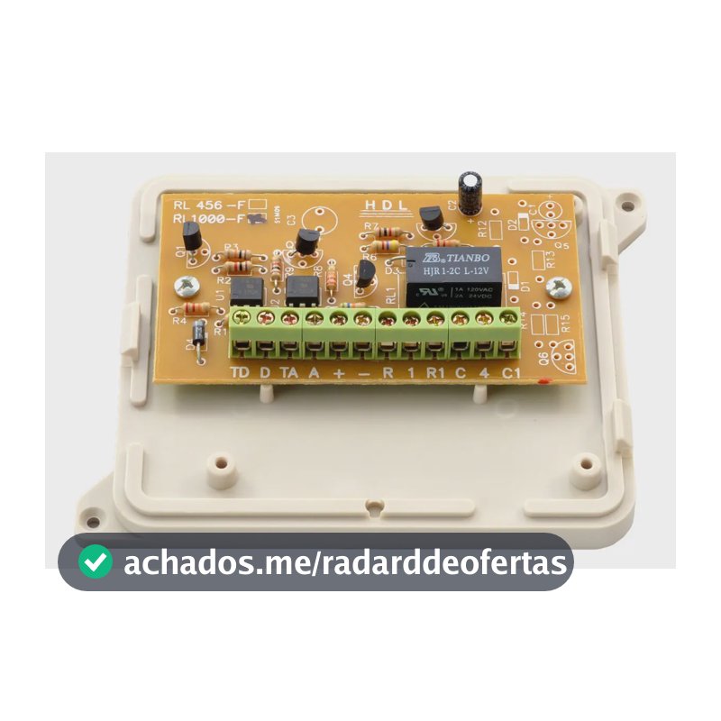 Comutador HDL RL1000 para 2 Porteiros Eletrônicos e Fechaduras