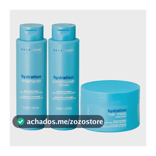 Braé - Kit Stages Hydration - SH+CD+Másc