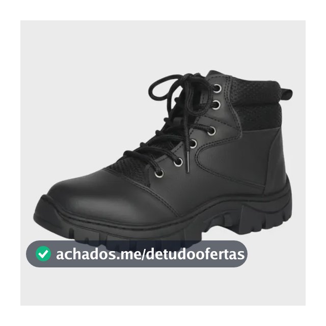 Bota Coturno Masculino Adventure Tratorado Conforto Trabalho