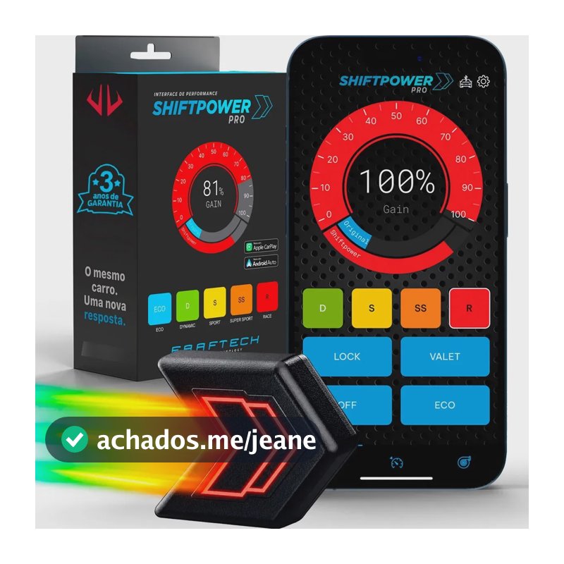 Shiftpower Pro App Carplay Android Auto Chip De Pedal Remap Strada 2021 Em Diante