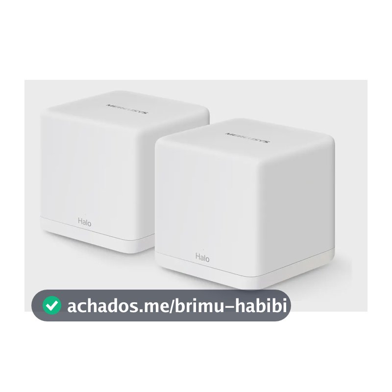 Roteador Mercusys Halo H60x (2 Unidades) Wifi6 Mesh Ax1500