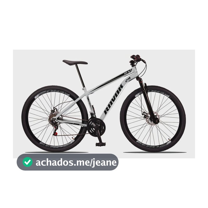 Bicicleta Aro 29 Aço Carbono 21 Vel Suspensao Freios A Disco Cor Branco