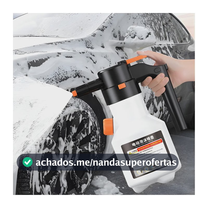 Pulverizador De Espuma Eletrico Alta Pressão Snow Foam Branco