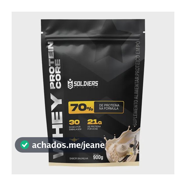 Whey protein Soldiers Nutrition em pó sabor Baunilha x 900g
