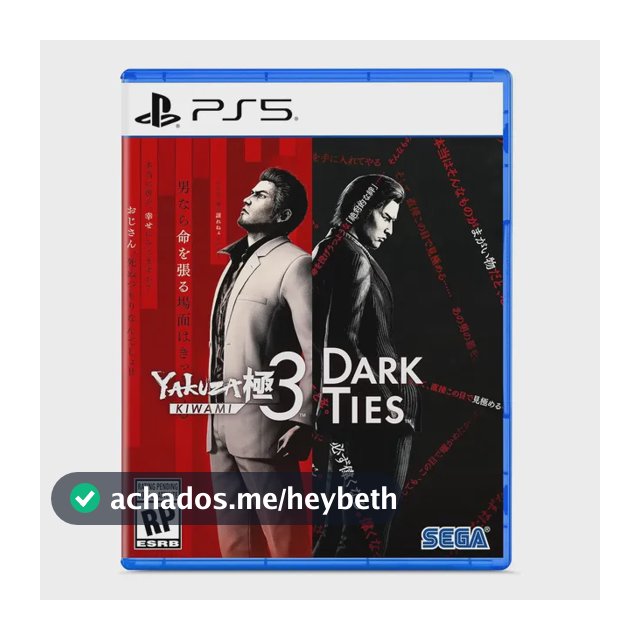 Yakuza Kiwami 3 E Dark Ties - Playstation 5