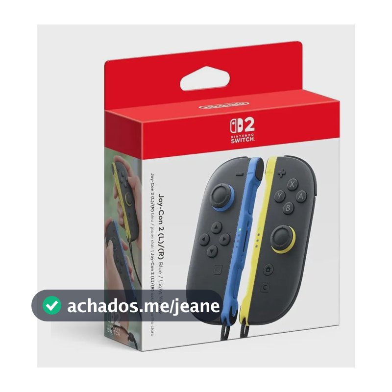 Controles Joy-Con 2 Azul e Amarelo - Nintendo Switch 2