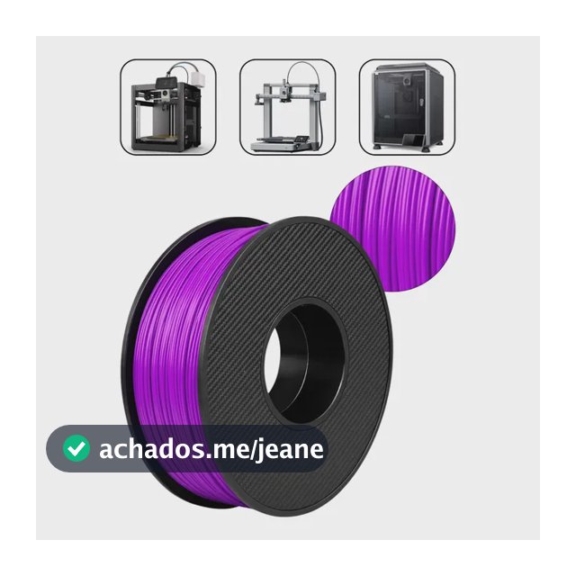 Filamento Impressora 3d Roxo Fluorescente Petg 1.75mm 1kg Roxo