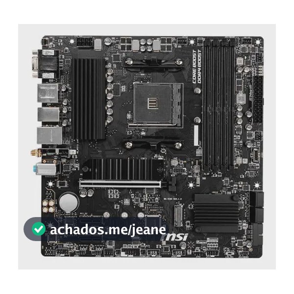 Placa Mae Msi B550m Pro-vdh Wifi Ddr4 Socket Am4 Cor Preto