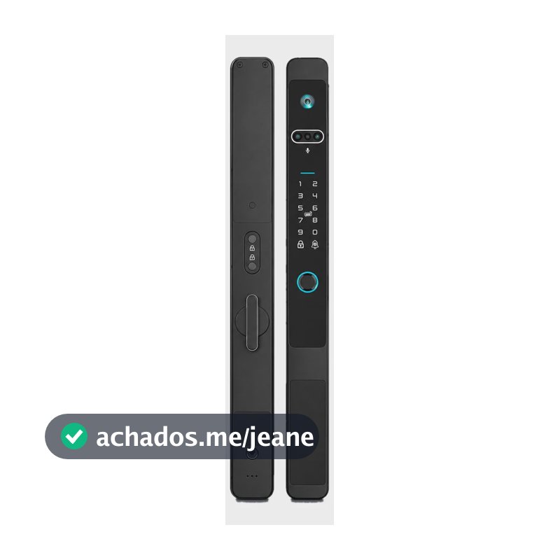 Fechadura Digital Inteligente Emteco Viena Wifi 3085 Preto