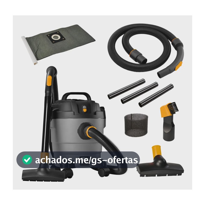 Aspirador Pó E Água Soprador Wap Gtw 10 Maré 1400w Cor Cinza