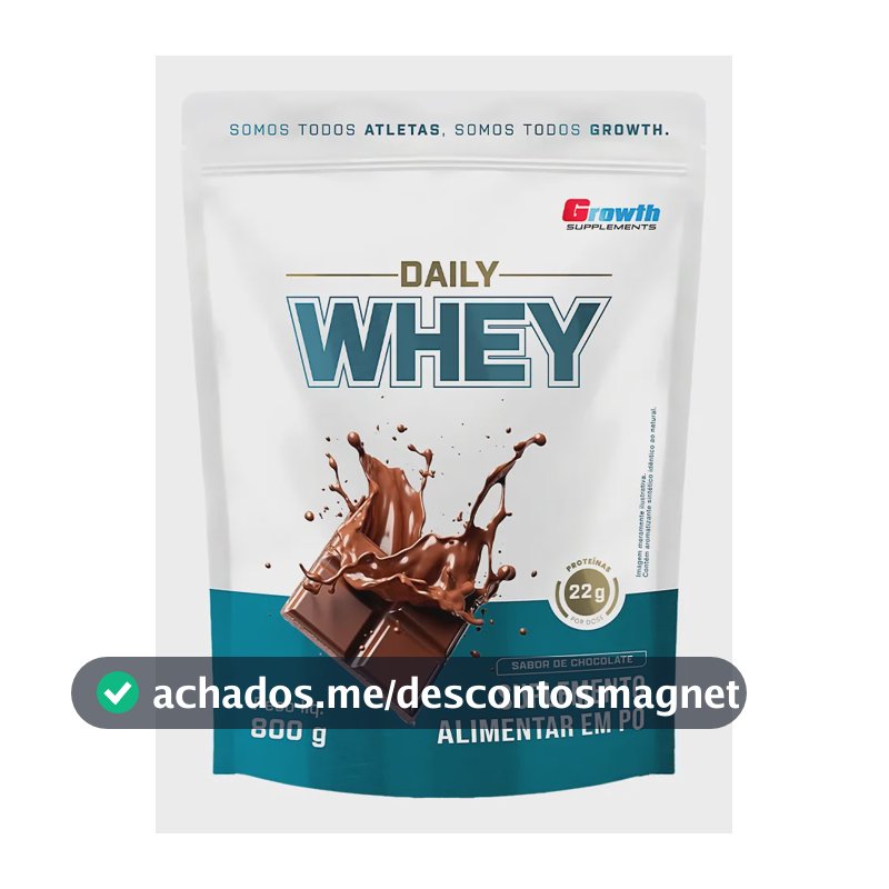 Daily Whey Protein 800g Growth Supplements Chocolate