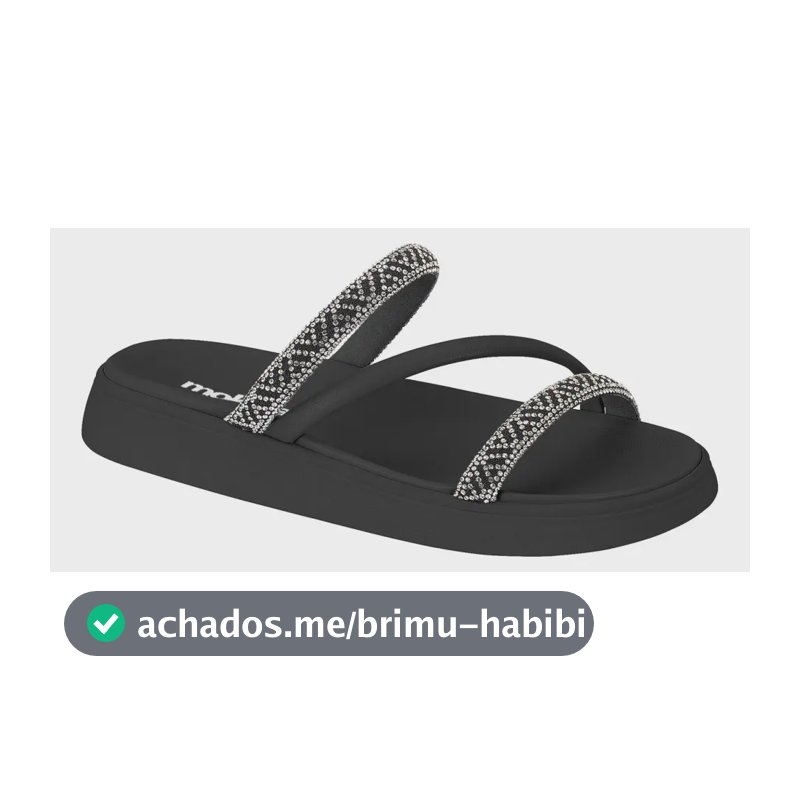 Sandália Feminina Brilho Strass Tendência Moda Original