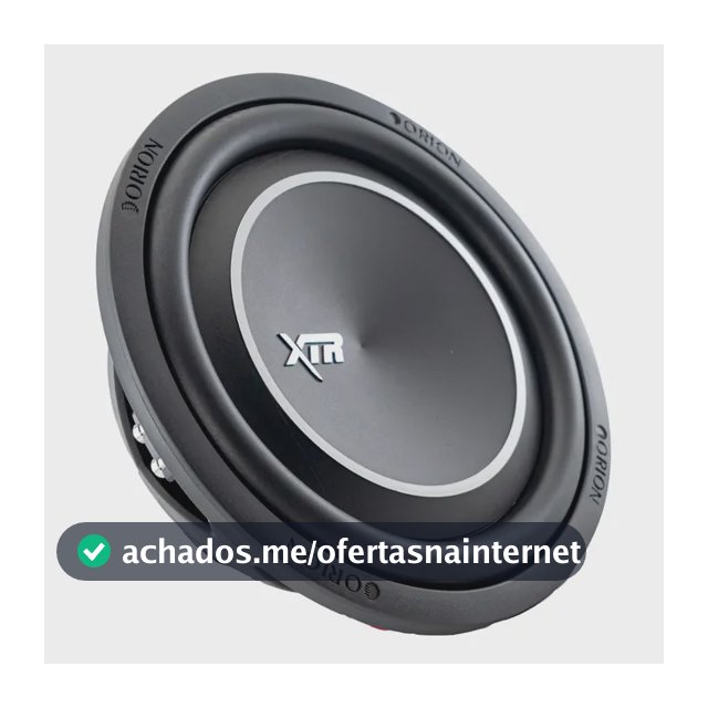 Subwoofer Orion Xtr12swd4 12  2000w Baixo Potente Negro