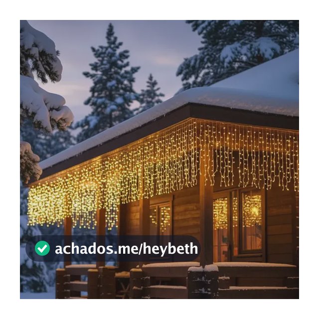 Cascata 400 Led's Decoração Natal Festas 10m Fixo 110v/220v