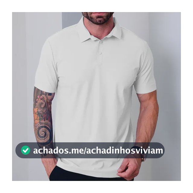 Camisa Polo Masculina Tecido Tech Confortavel Casual