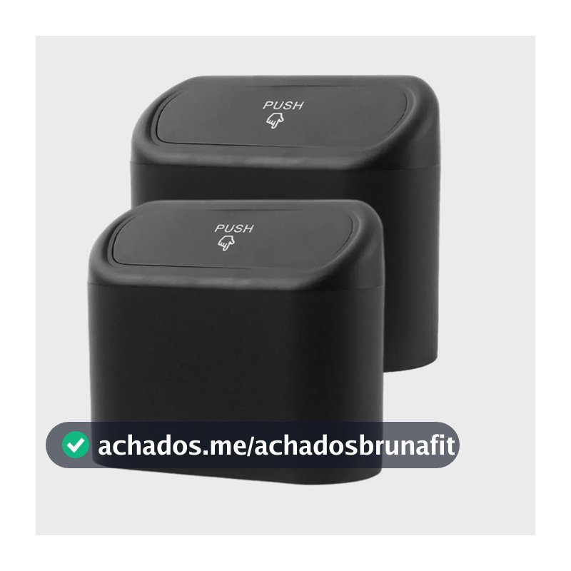 2 Peças Lixeira Automotiva 2 em 1 Porta Treco Impermeável, Universal para Carro e Uber, Presente
