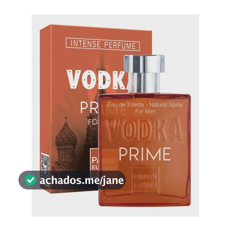 Perfume Vodka Prime Paris Elysees Masculino Intense 100ml