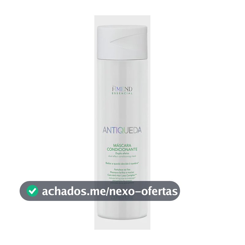 Máscara Condicionante Duplo Efeito Antiqueda Amend 250ml