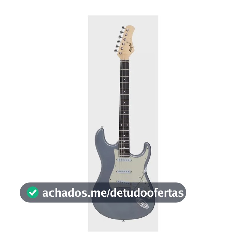 Guitarra Stratocaster Tagima Memphis Mg-30 Mdsv Cor Cinza-escuro Material do diapasão Madeira técnica Orientação da mão Destro