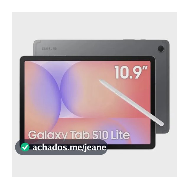 Galaxy Tab S10 Lite Cinza 128gb Cinza