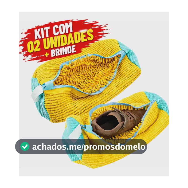 Kit 2 Sacos Lavar Tênis Maquina Reutilizável Zíper + Brinde Sortido