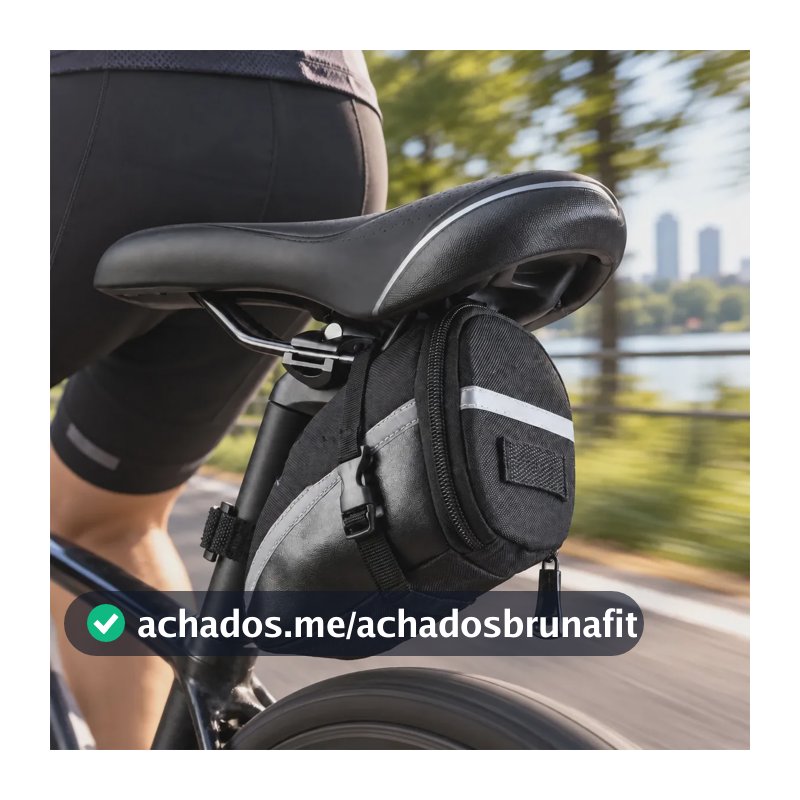 Bolsa de Selim Impermeável para Ciclismo Naisieka ZXCAB, 1.2 L com Faixas Refletivas