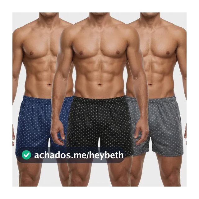 Kit 3 Short De Dormir Cueca Samba Canção Malha Fria Pijama