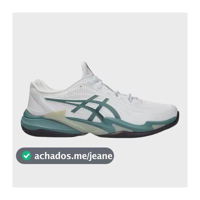 Tênis Asics Ff 3 Clay Court Masculino Branco Lisa 41 Br