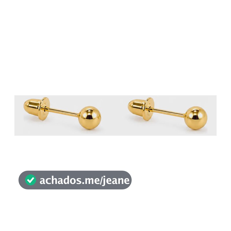 Brinco Bola 2,5mm Infantil Recém-nascido Bebê Ouro 18k Dourado
