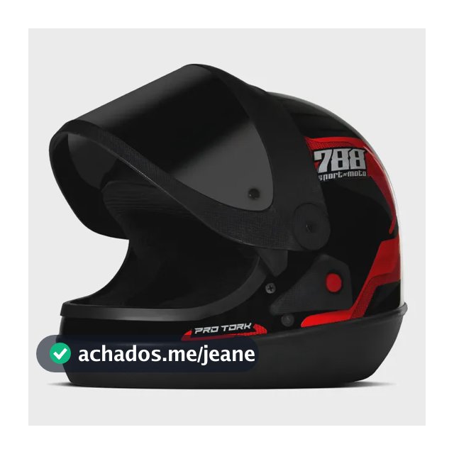 Capacete Fechado Sport Moto 788 Vis. Fumê Pro Tork Var.cores