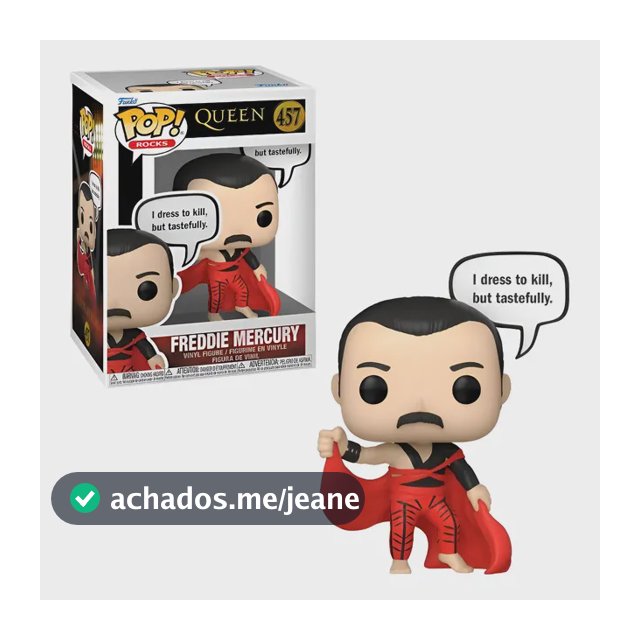 Boneco Funko Pop! Sayings -freddie Mercury (i Dress To Kill)