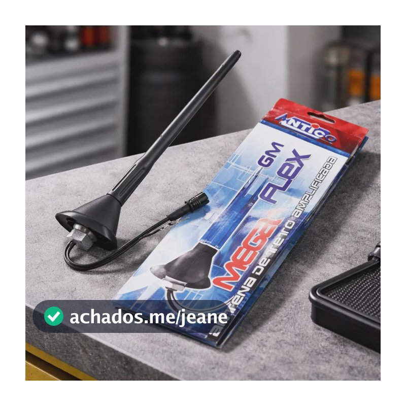 Antena Celta 2008 2009 2010 A 2015 2016 Amplificada 12v Preto